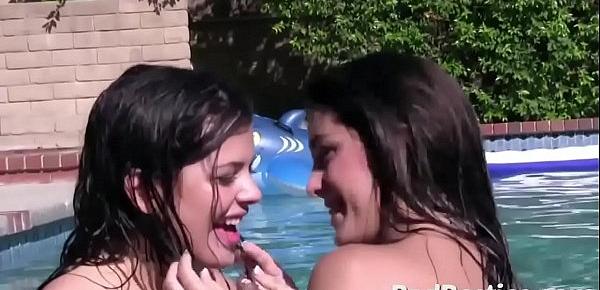  Great Boobs Lesbian Girls Try Licking Pussy